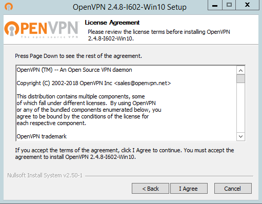 OpenVPN - Instalação tela 3
