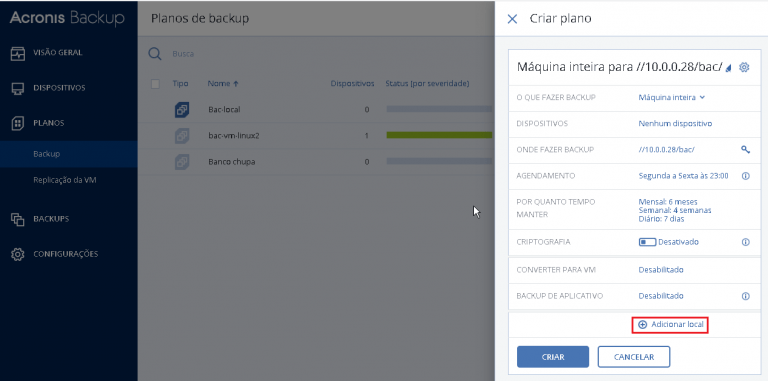 Replicar acronis tela1