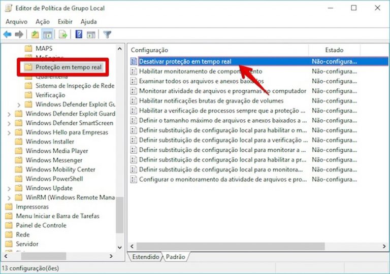 Windows Defender Tela 1