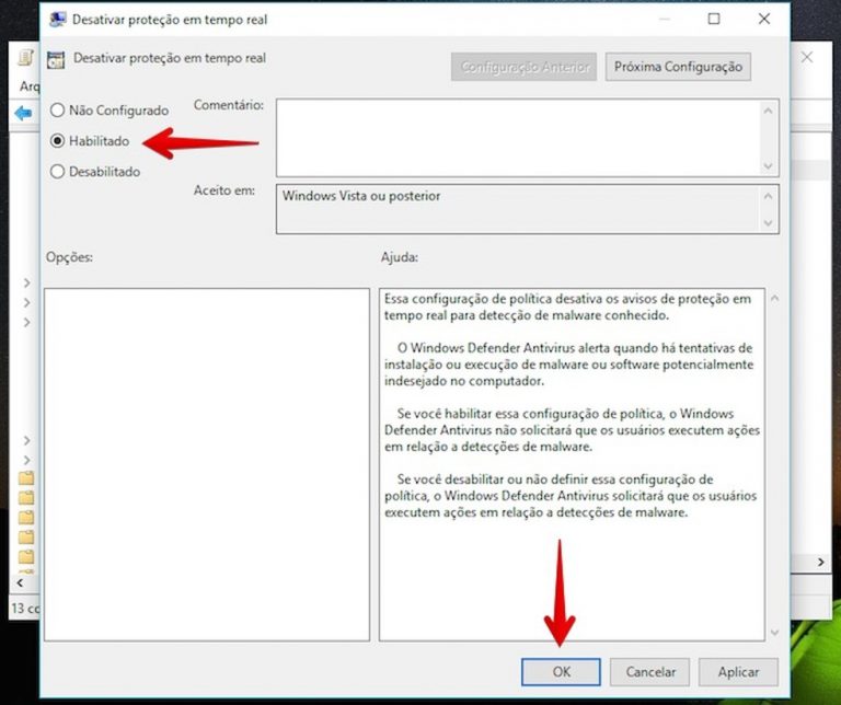 Windows Defender Tela 2