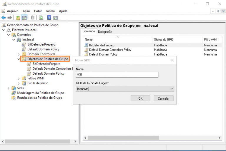 Instalação BitDefender via GPO tela 4
