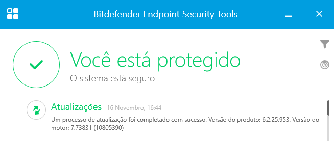 BitDefender Endpoint Security - Atualização